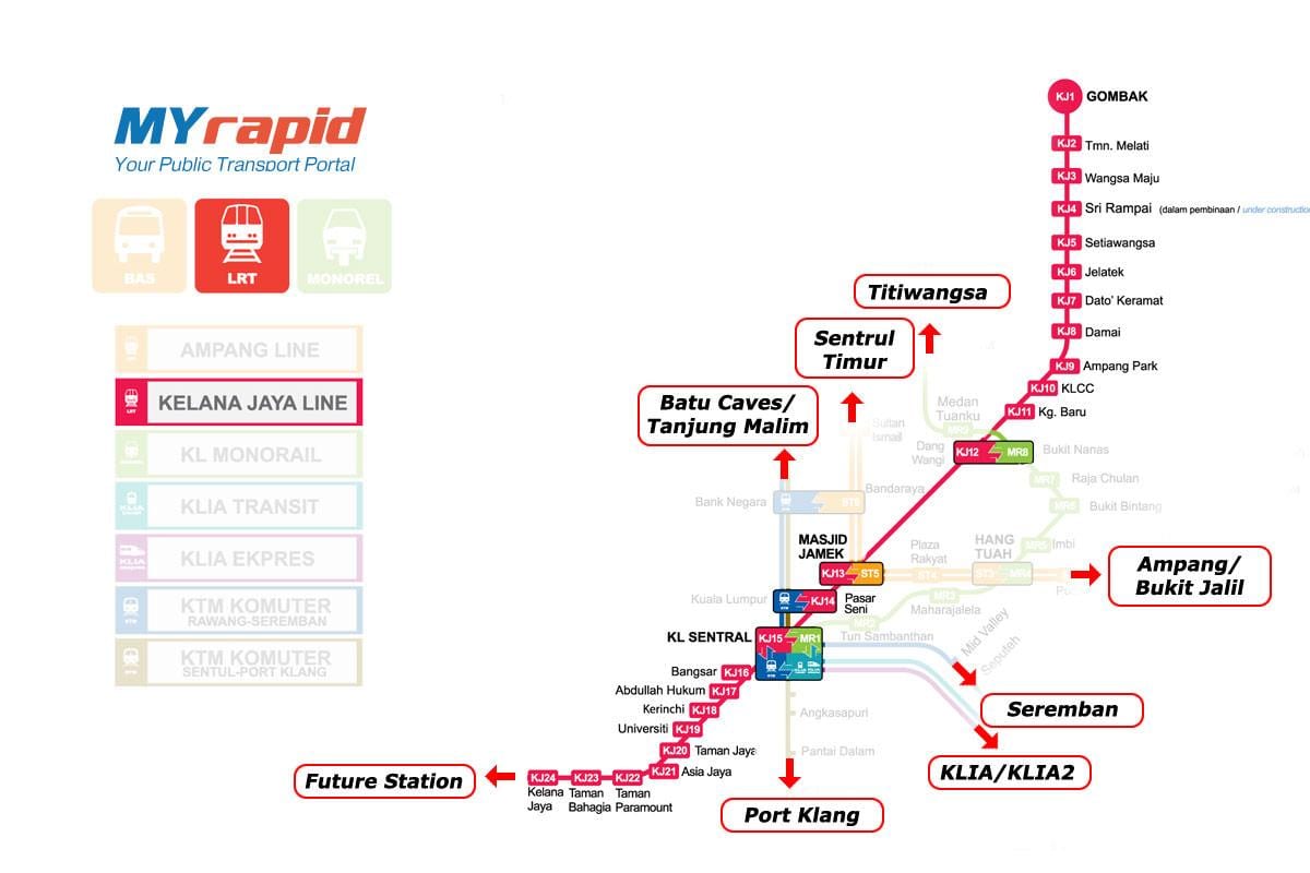 putra lrt মানচিত্র
