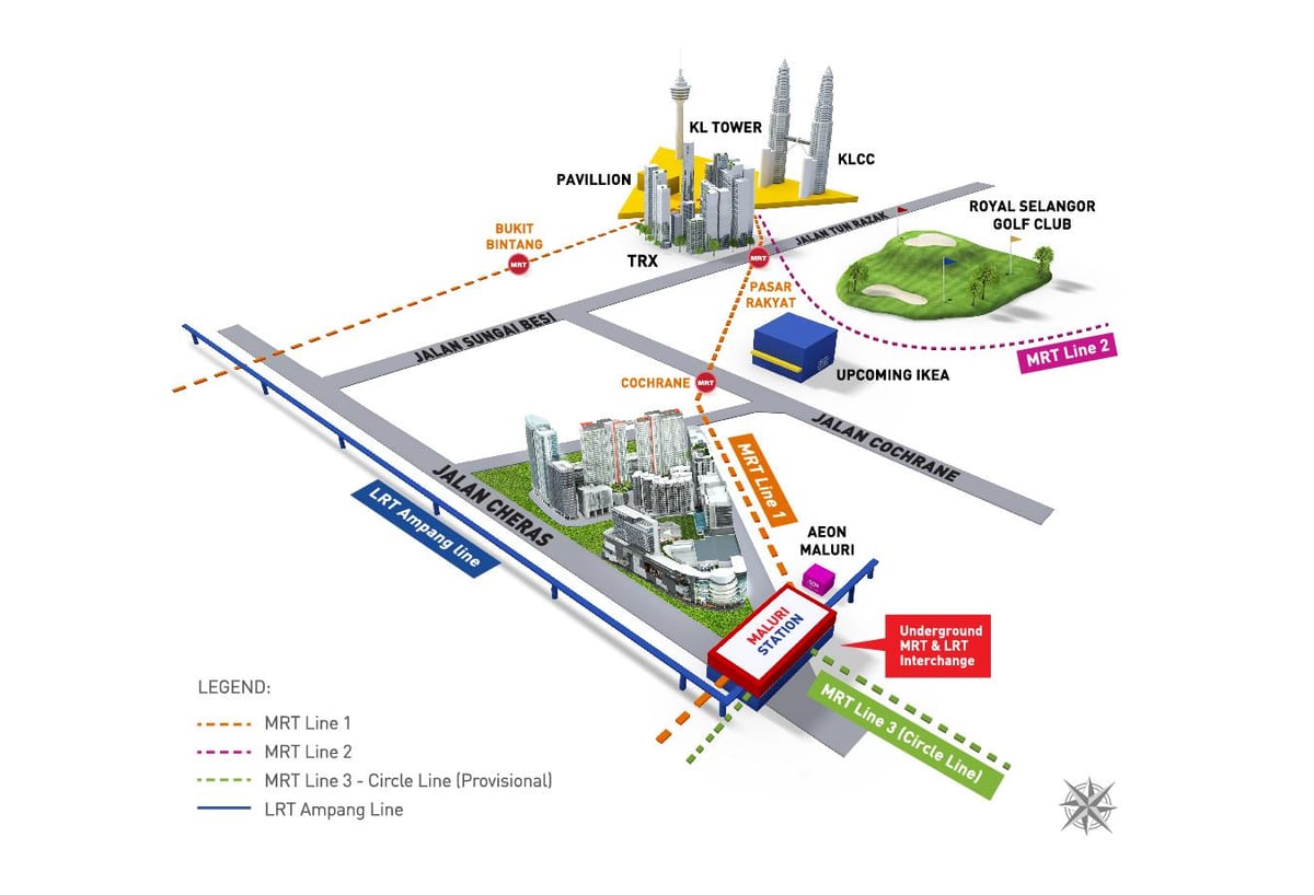 titiwangsa lrt স্টেশন মানচিত্র