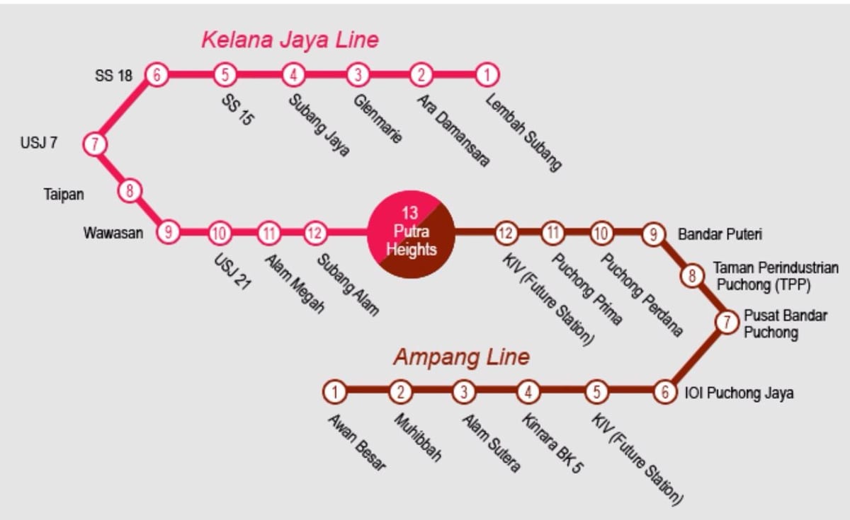 kl sentral lrt মানচিত্র