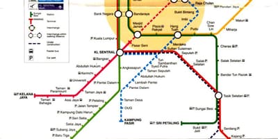স্টার লাইন lrt মানচিত্র
