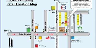 মানচিত্র এর ampang park