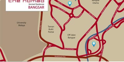Bangsar কুয়ালালামপুর মানচিত্র
