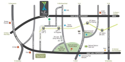 মানচিত্র bukit jalil স্টেডিয়াম