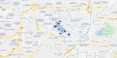 মানচিত্র, jalan ipoh কুয়ালালামপুর