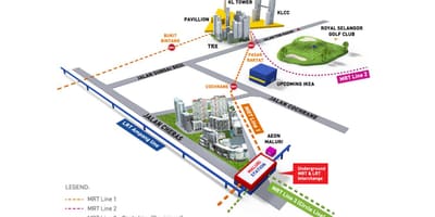 মানচিত্র kl sentral mrt