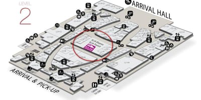 Klia2 আগমনের মানচিত্র