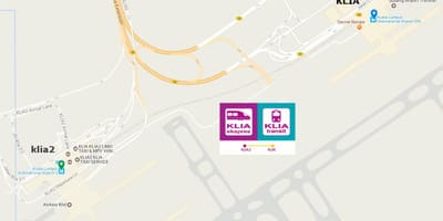 Klia এক্সপ্রেস ট্রেন মানচিত্র