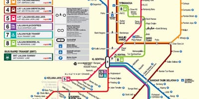 Lrt রুট ম্যাপ, কে. এল.