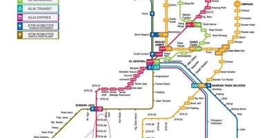 Subang jaya lrt রুট ম্যাপ