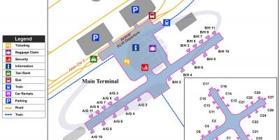 কুয়ালালামপুর আন্তর্জাতিক বিমানবন্দর টার্মিনাল মানচিত্র